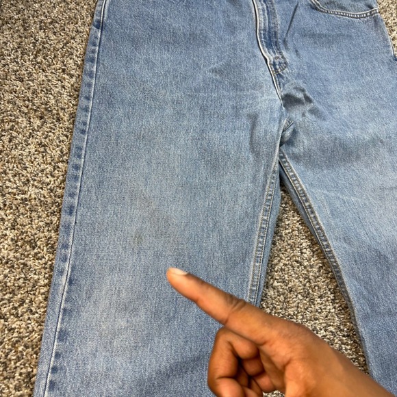 Vintage Levi's 505 Men's 35x31 Jeans Canada Made Regular Straight Leg Blue Denim - Picture 4 of 12